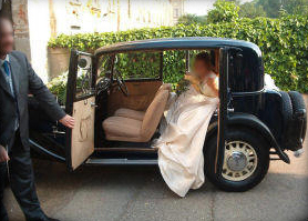 auto d epoca matrimonio