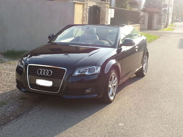 AUDI CABRIO A 3 TSI 1.8 NOLEGGIO CON CONDUCECENTE